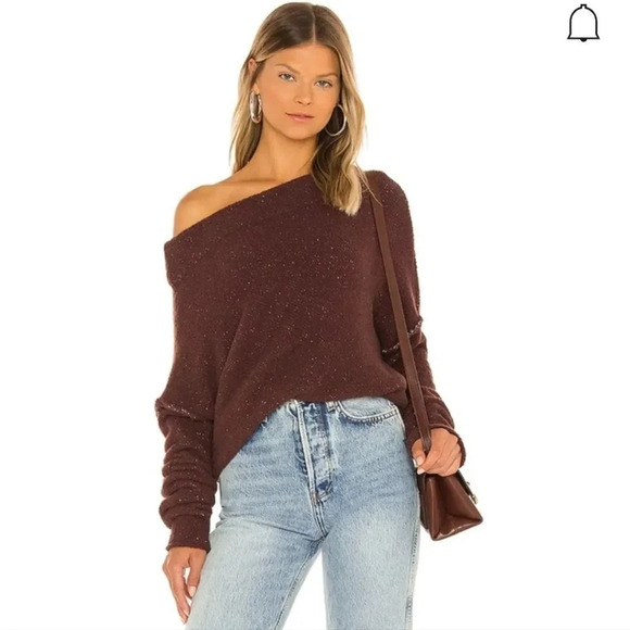 FREE People San Vincente Pullover In Birch Bark - Picture 1 of 12